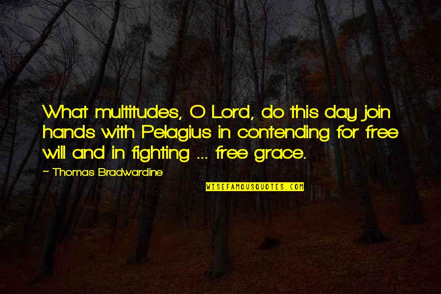 Thomas O'malley Quotes By Thomas Bradwardine: What multitudes, O Lord, do this day join