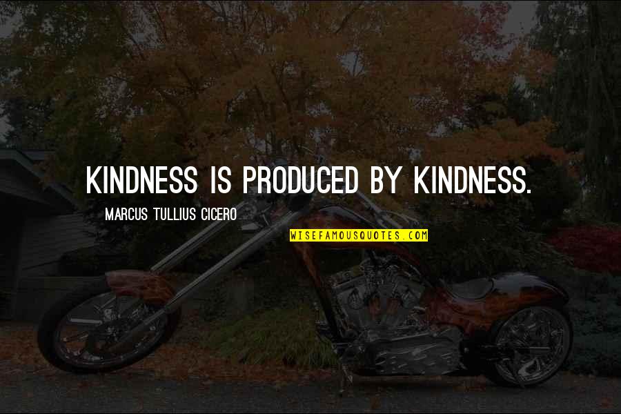 Thorins Knightly Mead Quotes By Marcus Tullius Cicero: Kindness is produced by kindness.