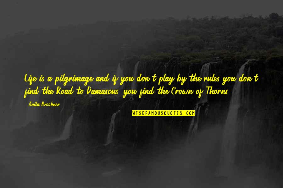 Thorns And Life Quotes By Anita Brookner: Life is a pilgrimage and if you don't