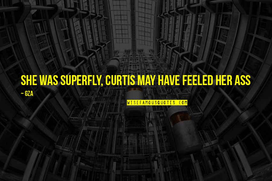 Thritis Quotes By GZA: She was superfly, Curtis may have feeled her