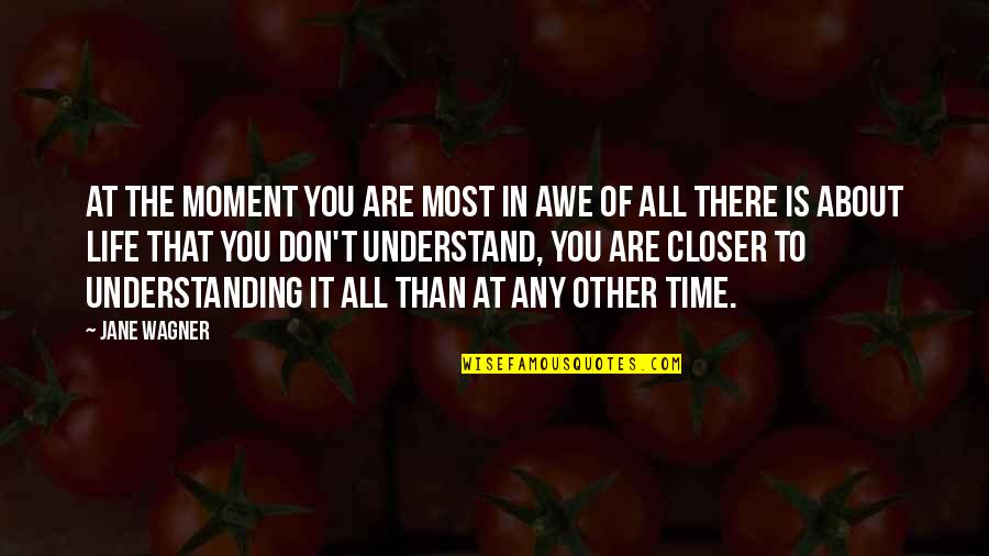Thuli Zuma Quotes By Jane Wagner: At the moment you are most in awe Thuli Zuma Quotes By Jane Wagner: At the moment you are most in awe