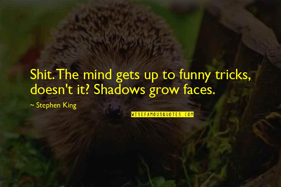 Thunderbirds Virgil Quotes By Stephen King: Shit. The mind gets up to funny tricks,