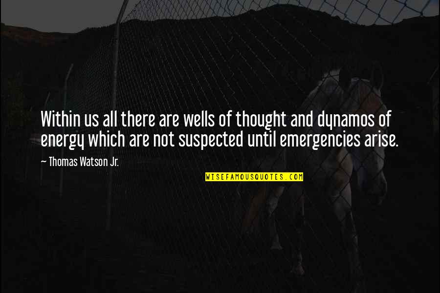 Thus Sprach Zarathustra Quotes By Thomas Watson Jr.: Within us all there are wells of thought Thus Sprach Zarathustra Quotes By Thomas Watson Jr.: Within us all there are wells of thought