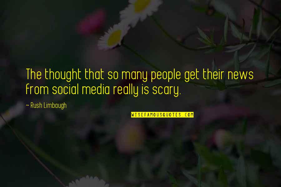 Thyroglobulin Antibodies Quotes By Rush Limbaugh: The thought that so many people get their