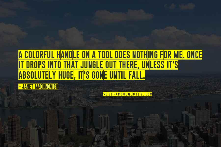 Tiada Arah Quotes By Janet Macunovich: A colorful handle on a tool does nothing Tiada Arah Quotes By Janet Macunovich: A colorful handle on a tool does nothing