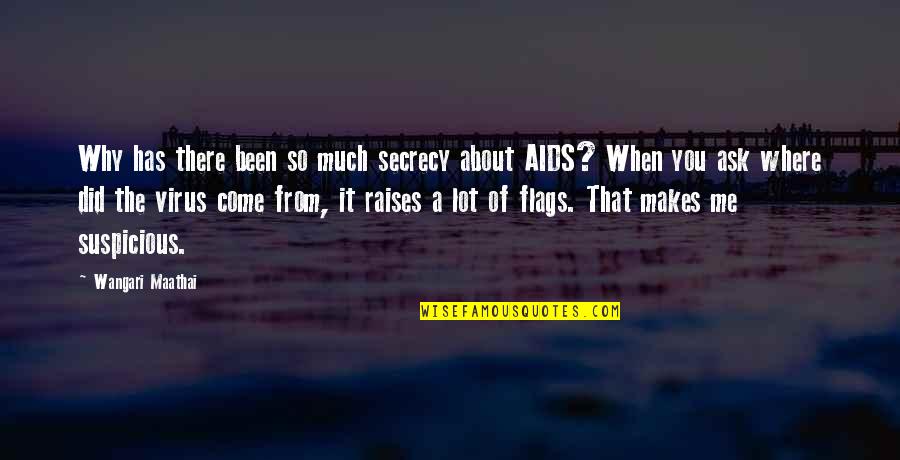 Tiada Arah Quotes By Wangari Maathai: Why has there been so much secrecy about