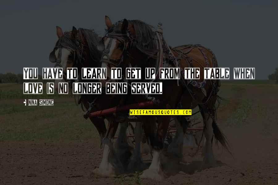 Tianlong The Celestial Dragon Quotes By Nina Simone: You have to learn to get up from
