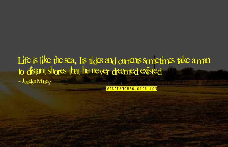 Tides The Quotes By Jocelyn Murray: Life is like the sea. Its tides and Tides The Quotes By Jocelyn Murray: Life is like the sea. Its tides and