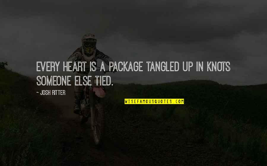 Tied Up Quotes By Josh Ritter: Every heart is a package tangled up in