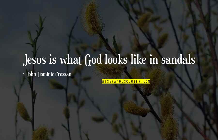 Tiersen Amelie Quotes By John Dominic Crossan: Jesus is what God looks like in sandals Tiersen Amelie Quotes By John Dominic Crossan: Jesus is what God looks like in sandals