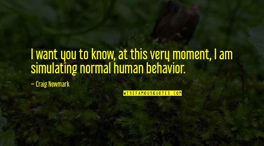 Tigil Kasingkahulugan Quotes By Craig Newmark: I want you to know, at this very