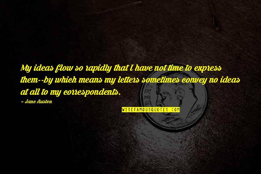 Tigrovi Slike Quotes By Jane Austen: My ideas flow so rapidly that I have Tigrovi Slike Quotes By Jane Austen: My ideas flow so rapidly that I have