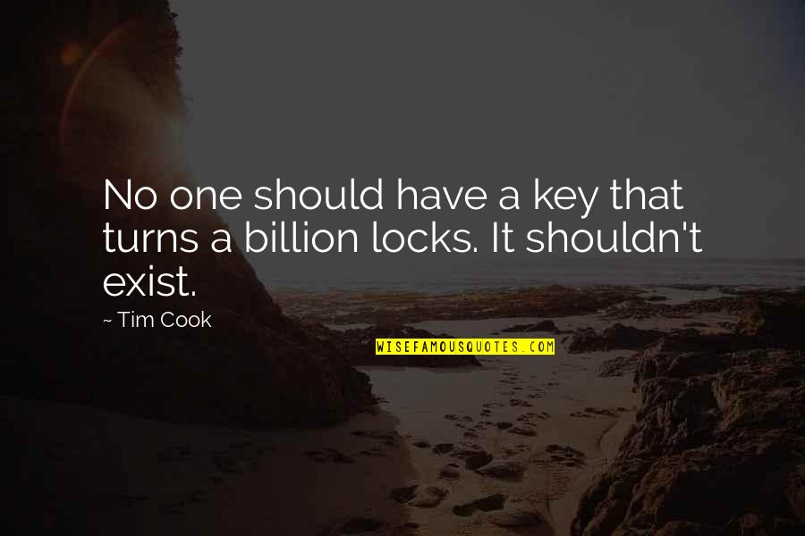 Tim Cook's Quotes By Tim Cook: No one should have a key that turns