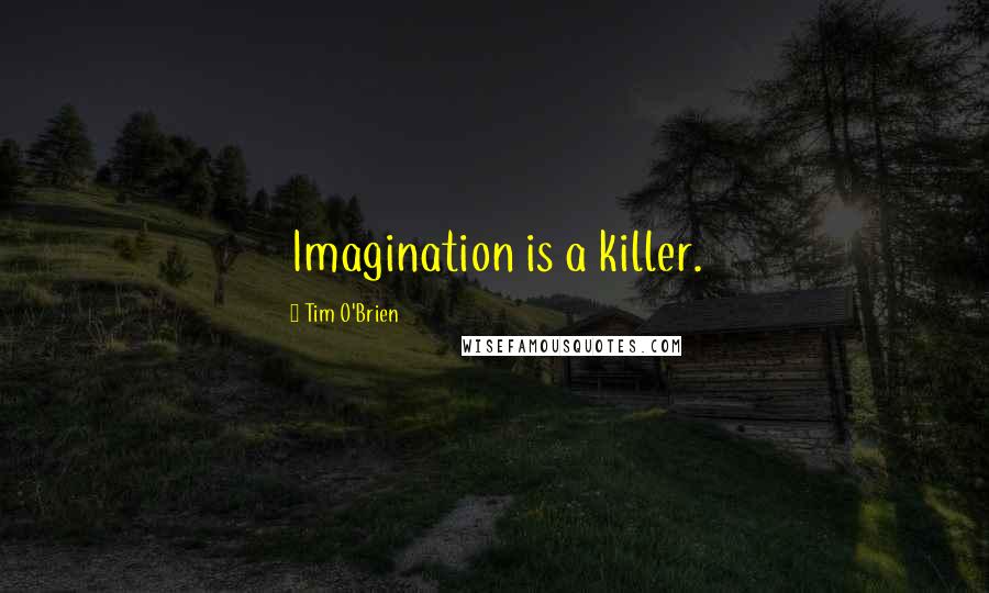 Tim O'Brien quotes: Imagination is a killer.