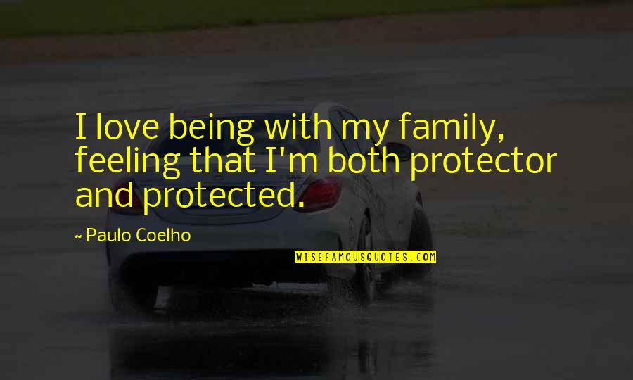 Tim Riggins Friday Night Lights Quotes By Paulo Coelho: I love being with my family, feeling that