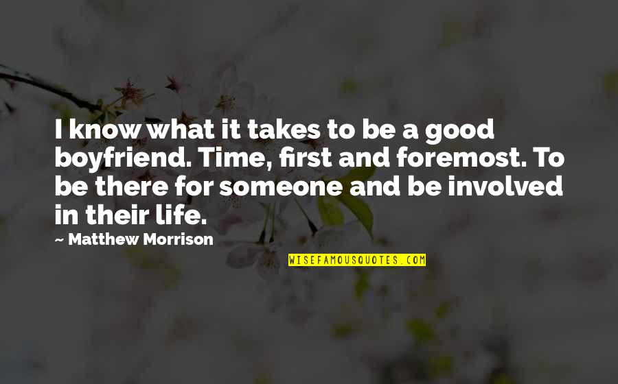 Time For Someone Quotes By Matthew Morrison: I know what it takes to be a
