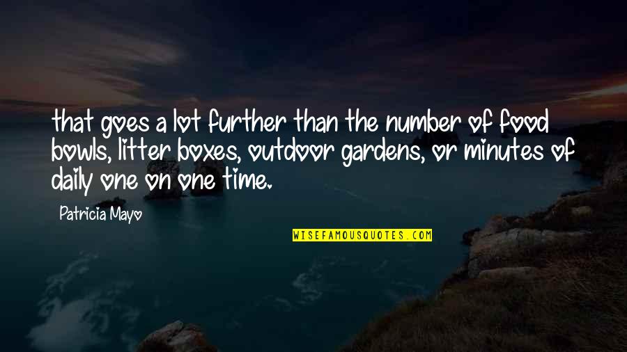 Time Goes On Quotes By Patricia Mayo: that goes a lot further than the number