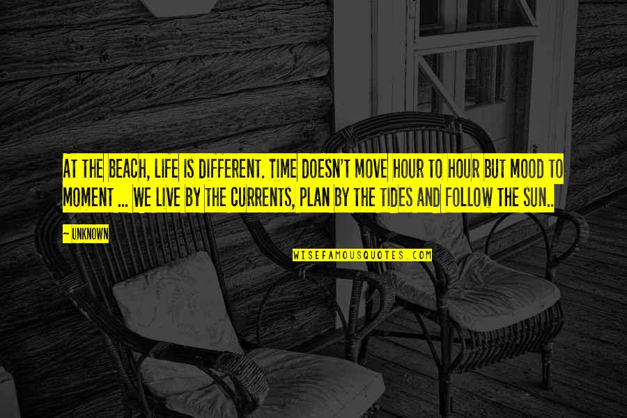 Time To Live Life Quotes By Unknown: At the beach, life is different. Time doesn't Time To Live Life Quotes By Unknown: At the beach, life is different. Time doesn't