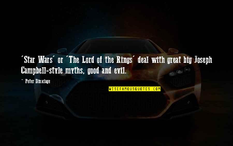 Time To Say Sorry Quotes By Peter Dinklage: 'Star Wars' or 'The Lord of the Rings'