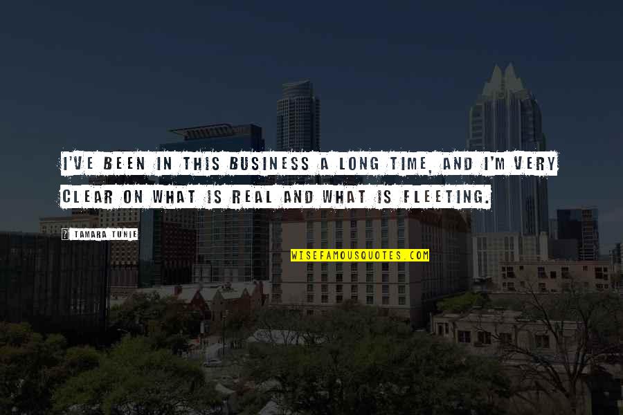 Timett Quotes By Tamara Tunie: I've been in this business a long time,
