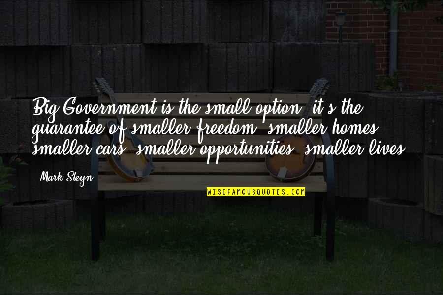 Tired Of Life Sad Quotes By Mark Steyn: Big Government is the small option: it's the Tired Of Life Sad Quotes By Mark Steyn: Big Government is the small option: it's the