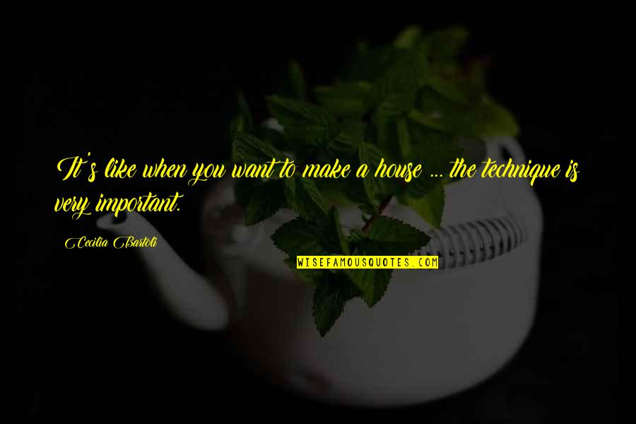 Tiyanaks Quotes By Cecilia Bartoli: It's like when you want to make a