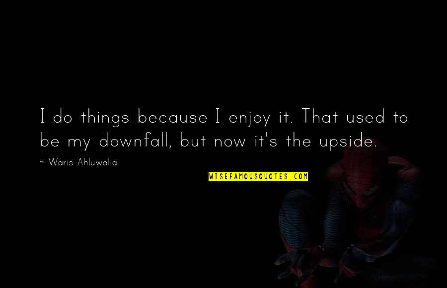 To Do Now Quotes By Waris Ahluwalia: I do things because I enjoy it. That