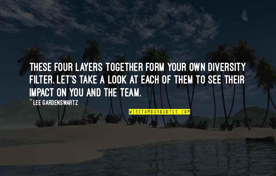 To Each Their Own Quotes By Lee Gardenswartz: These four layers together form your own diversity
