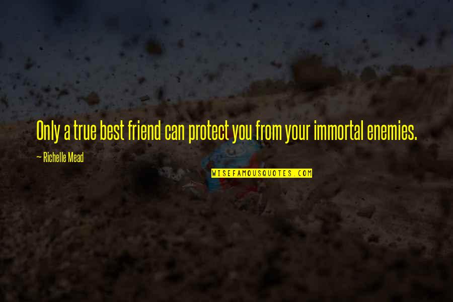 To Kill A Mockingbird Point Of View Quotes By Richelle Mead: Only a true best friend can protect you