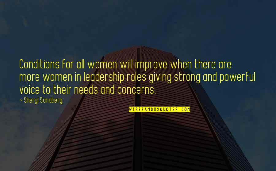 To More Quotes By Sheryl Sandberg: Conditions for all women will improve when there To More Quotes By Sheryl Sandberg: Conditions for all women will improve when there