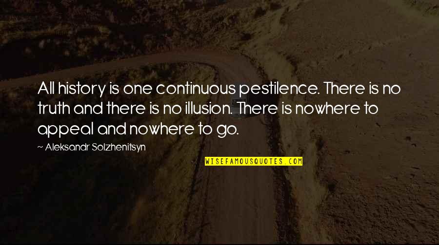 To The Person Who Always Believes In Me Quotes By Aleksandr Solzhenitsyn: All history is one continuous pestilence. There is