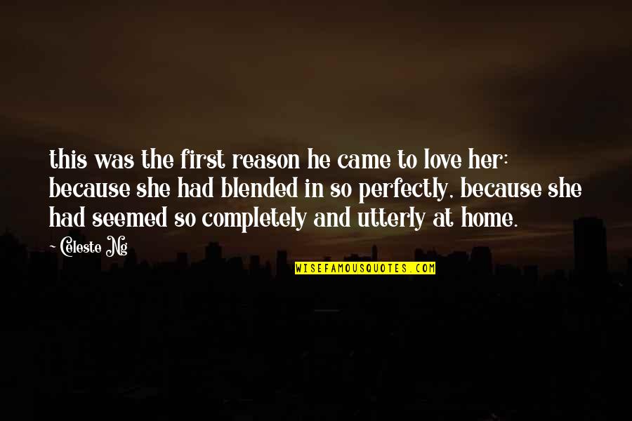 Tobi Vail Quotes By Celeste Ng: this was the first reason he came to Tobi Vail Quotes By Celeste Ng: this was the first reason he came to