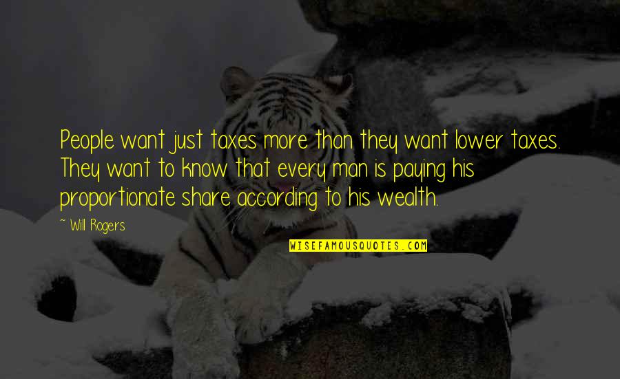 Tobi Vail Quotes By Will Rogers: People want just taxes more than they want Tobi Vail Quotes By Will Rogers: People want just taxes more than they want
