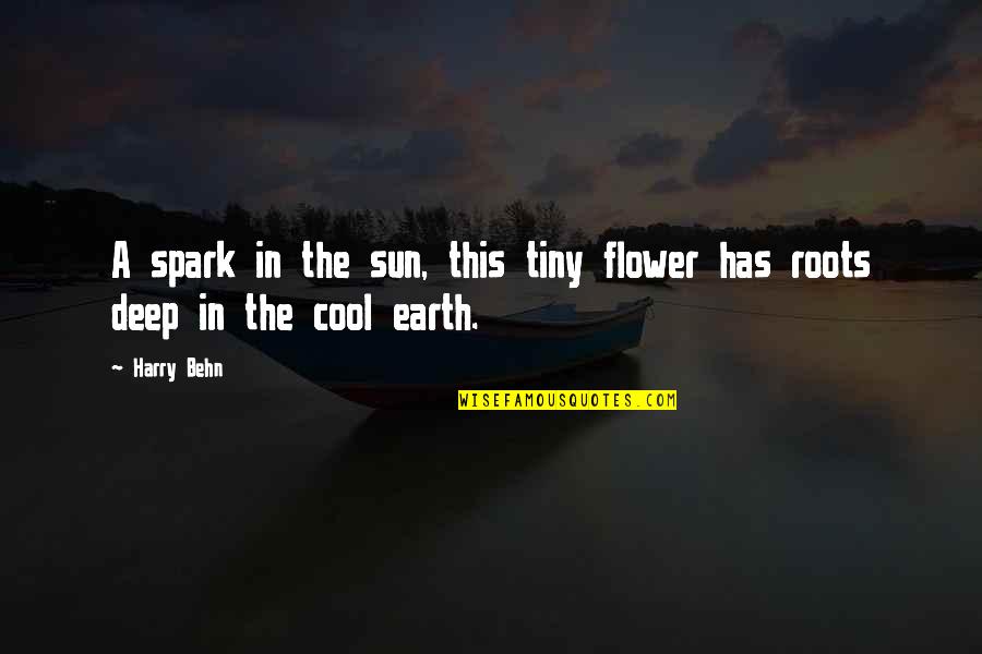 Tocasierra Quotes By Harry Behn: A spark in the sun, this tiny flower