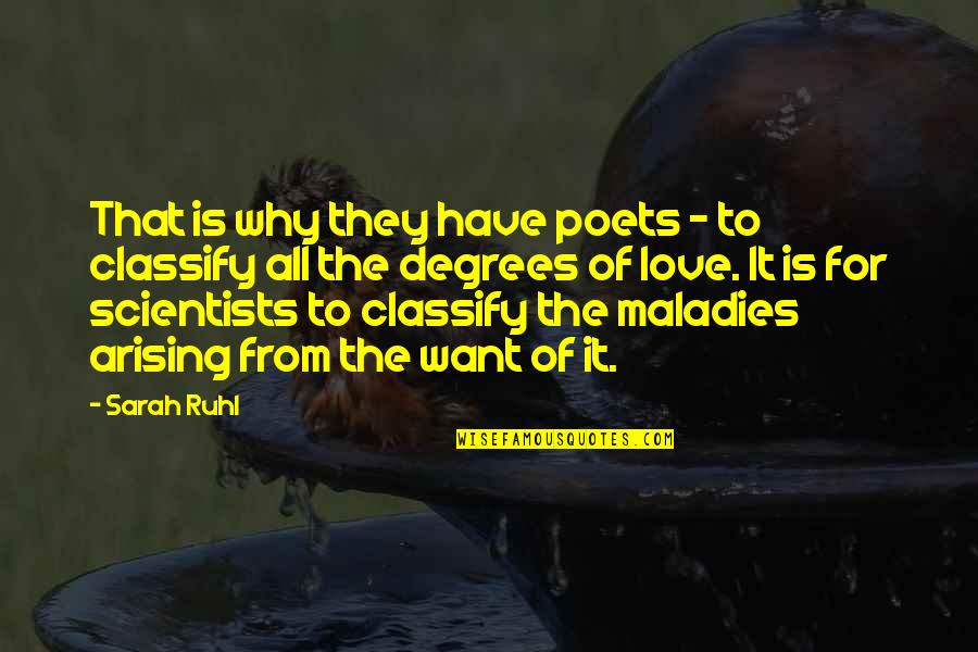 Today Being A Gift Quotes By Sarah Ruhl: That is why they have poets - to Today Being A Gift Quotes By Sarah Ruhl: That is why they have poets - to