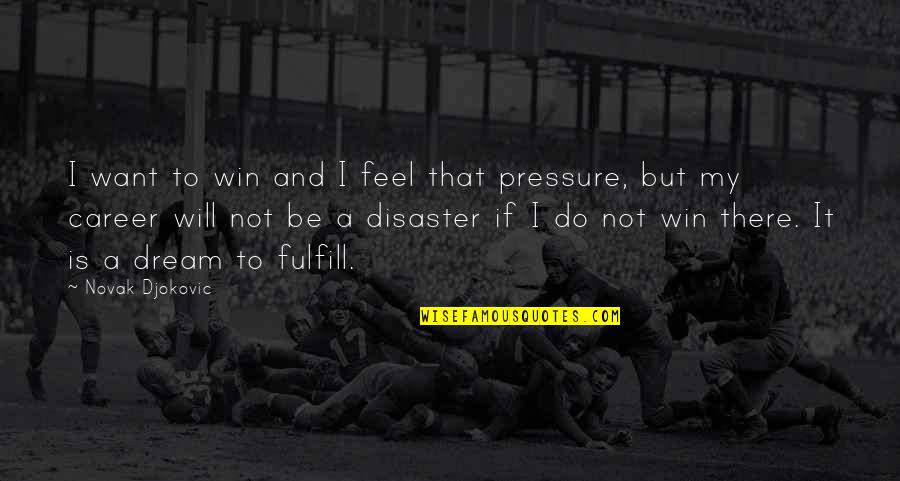 Today I Give Thanks Quotes By Novak Djokovic: I want to win and I feel that