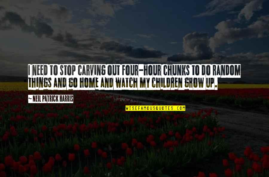 Today Images And Quotes By Neil Patrick Harris: I need to stop carving out four-hour chunks