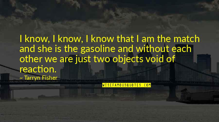 Tokarski Nhl Quotes By Tarryn Fisher: I know, I know, I know that I