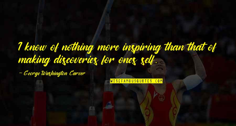 Tolleranza H13 Quotes By George Washington Carver: I know of nothing more inspiring than that Tolleranza H13 Quotes By George Washington Carver: I know of nothing more inspiring than that