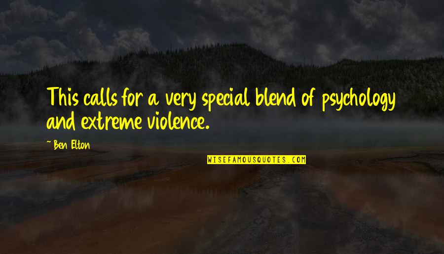 Tolstoyun L M Quotes By Ben Elton: This calls for a very special blend of