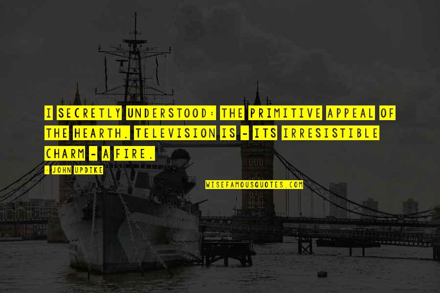 Tolulope Arotile Quotes By John Updike: I secretly understood: the primitive appeal of the Tolulope Arotile Quotes By John Updike: I secretly understood: the primitive appeal of the
