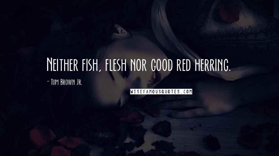 Tom Brown Jr. quotes: Neither fish, flesh nor good red herring.