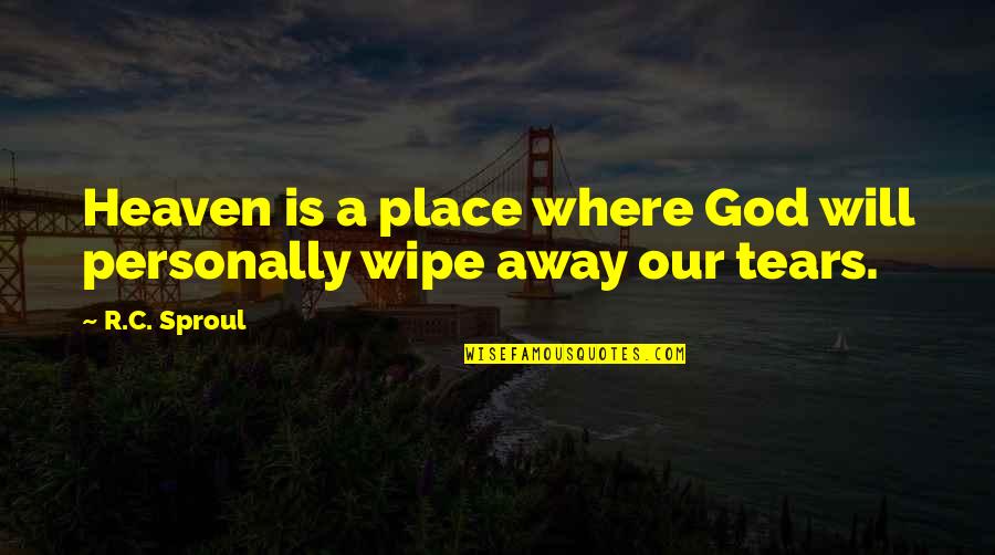Tom Forcade Quotes By R.C. Sproul: Heaven is a place where God will personally