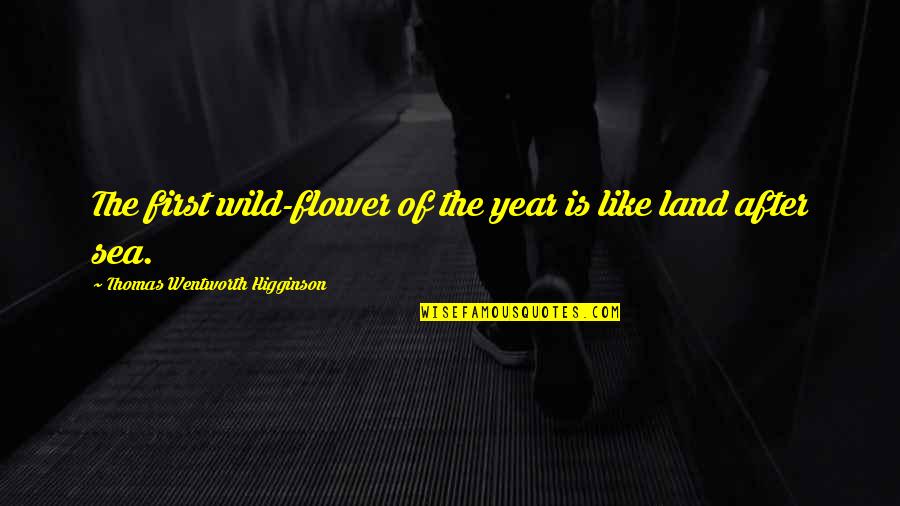 Tomber Amoureux Quotes By Thomas Wentworth Higginson: The first wild-flower of the year is like Tomber Amoureux Quotes By Thomas Wentworth Higginson: The first wild-flower of the year is like