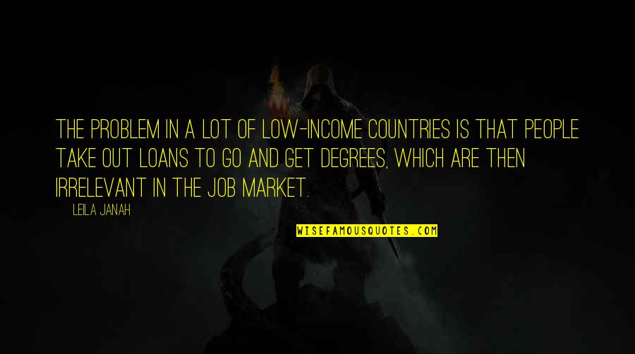 Tonini Funeral Home Quotes By Leila Janah: The problem in a lot of low-income countries