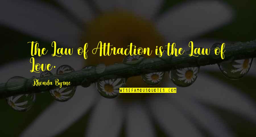 Tony Abbott Nbn Quotes By Rhonda Byrne: The Law of Attraction is the Law of
