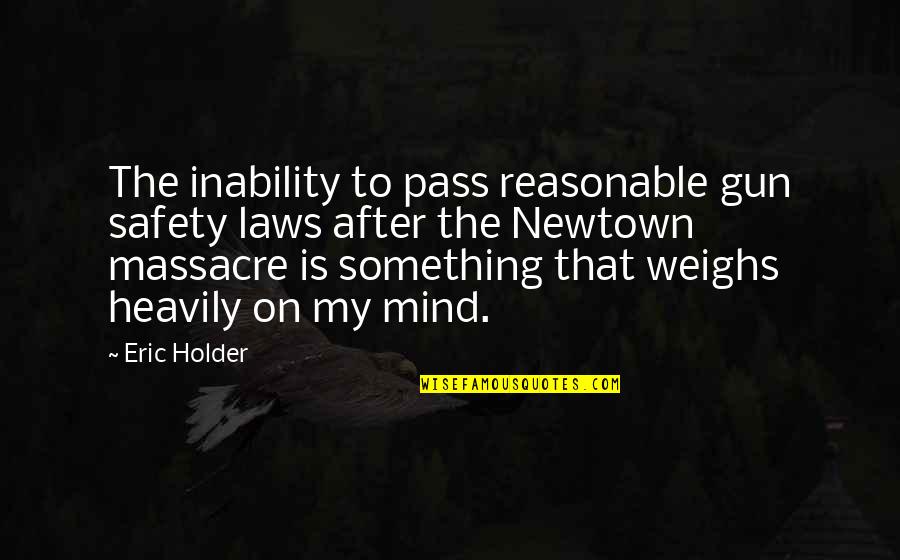 Tony La Russa Famous Quotes By Eric Holder: The inability to pass reasonable gun safety laws Tony La Russa Famous Quotes By Eric Holder: The inability to pass reasonable gun safety laws