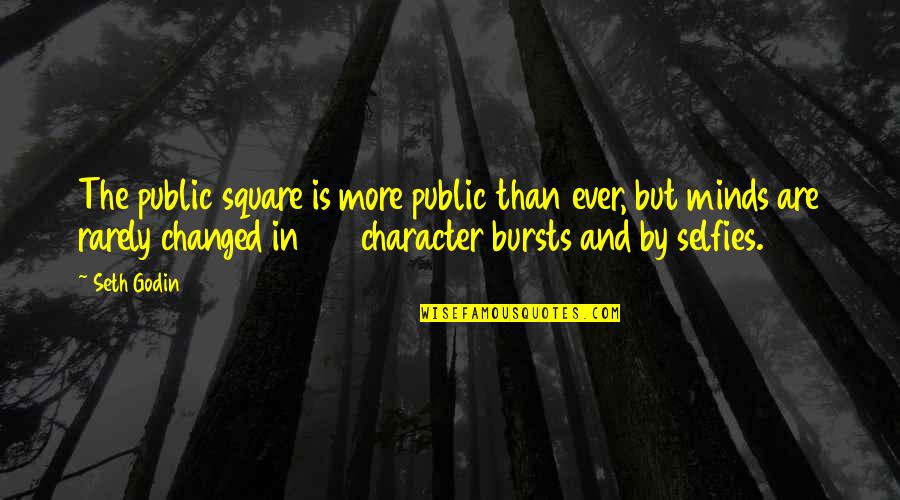 Too Much Selfies Quotes By Seth Godin: The public square is more public than ever, Too Much Selfies Quotes By Seth Godin: The public square is more public than ever,