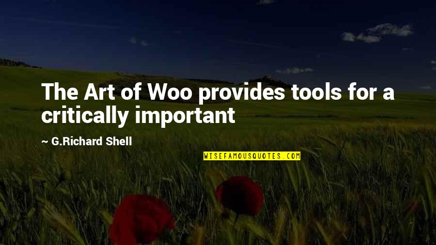 Tools For Quotes By G.Richard Shell: The Art of Woo provides tools for a