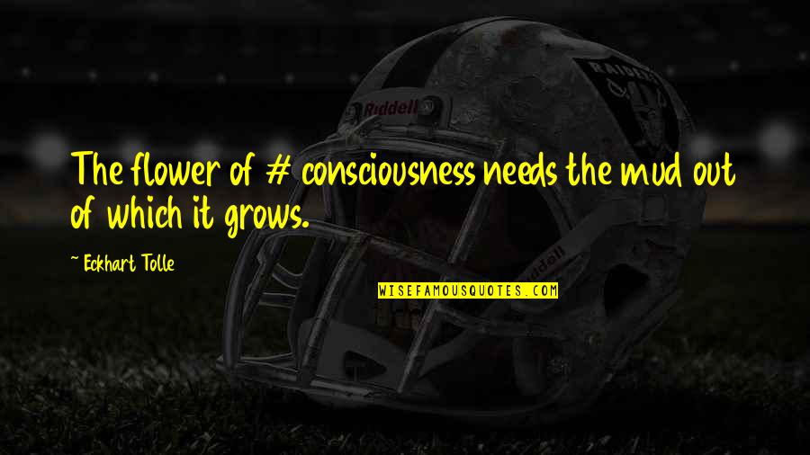 Tools Quotes And Quotes By Eckhart Tolle: The flower of # consciousness needs the mud